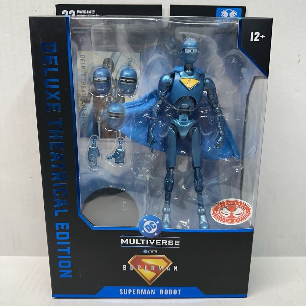 Superman Robot Deluxe Theatrical Ed DC Multiverse 2025 Movie Platinum McFarlane